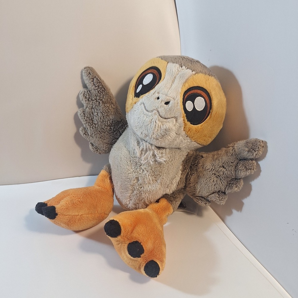 Disney Parks Big Feet Star Wars Porg 10" Plush‎ Stuffed Toy
